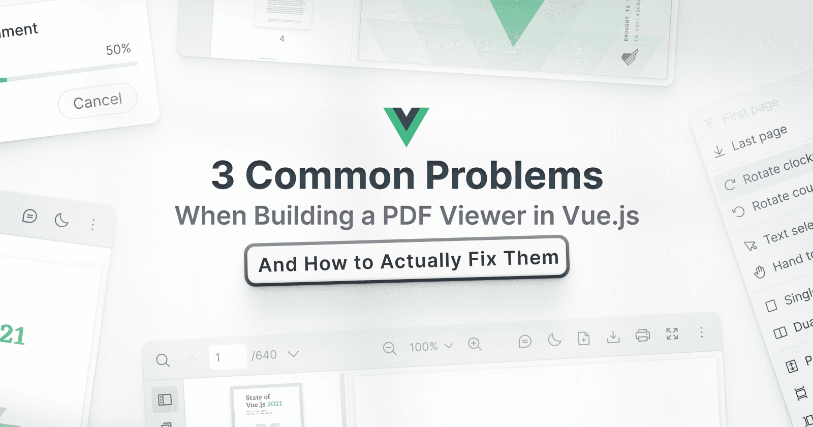 π₯ 3 Common Problems When Building a PDF Viewer in Vue.js (And How to Actually Fix Them)