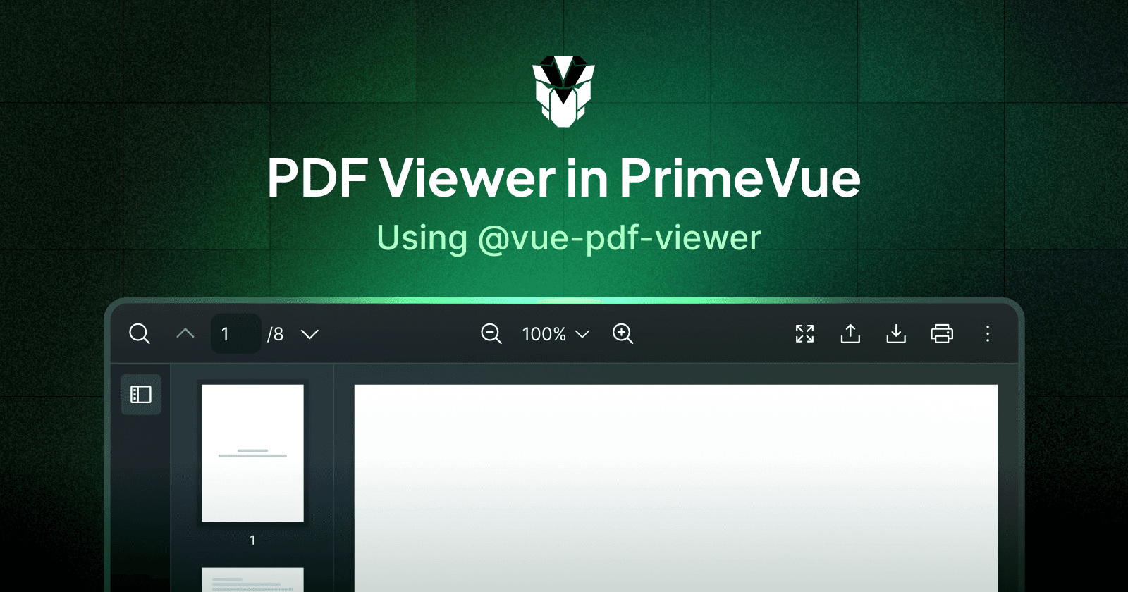 π PDF Viewer in PrimeVue using @vue-pdf-viewer π‘
